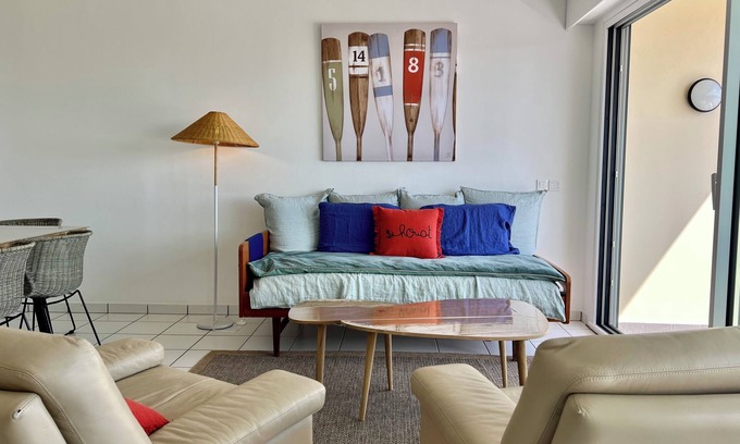 Quiberon Apartment | Grand large-Vue mer-4p-parking-Wifi-Quiberon