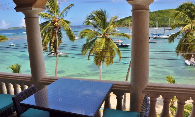Estate Enighed Condo | Grande Bay Resort - Indigo Blue Luxury Studio Beachfront!