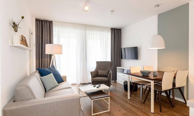 Bensersiel Apartment | Great 3-room vacation apartment in a quiet location with two balconies near the beach