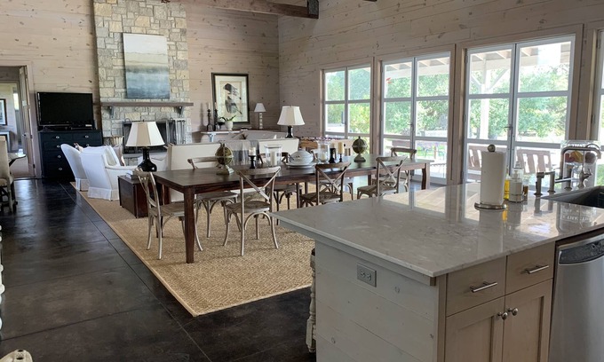 Round Top House | Great Family Compound five miles from Round Top