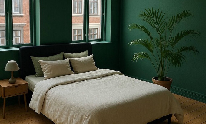 Aalborg Midtby Condo | Green Brook Suite in Central Aalborg