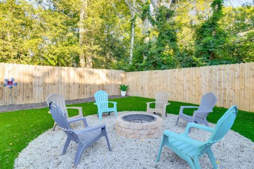 Parker House | Greenville Escape with Deck and Fire Pit!