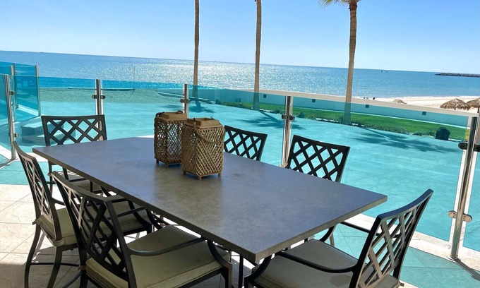La Choya Condo | Ground Floor Condo Steps to Beach and Resort Fun