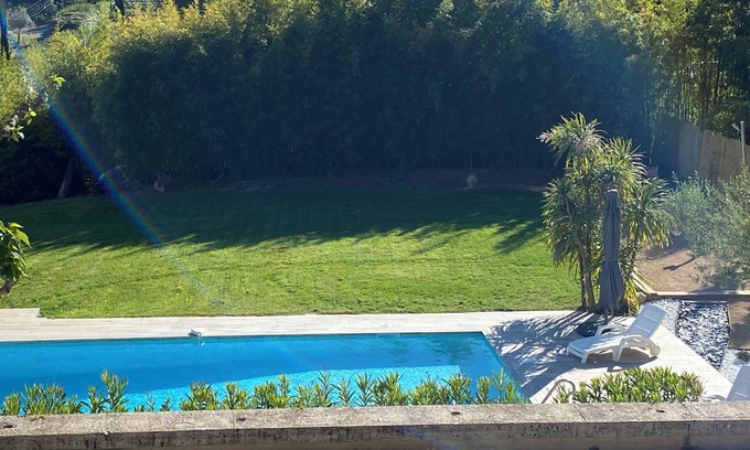 Grand Sud Condo | GROUND FLOOR OF VILLA WITH SWIMMING POOL AND PETANQUE COURT