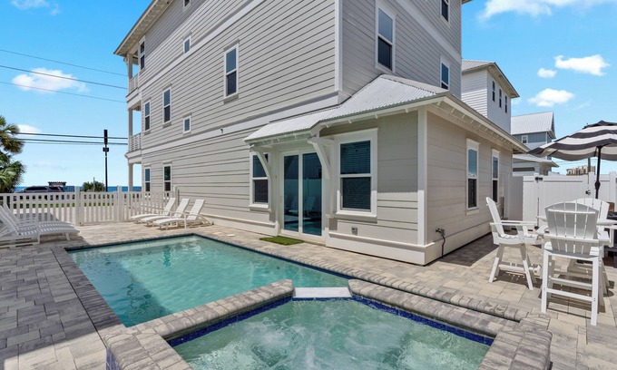 Bid-a-wee Beach House | Gulf Views, Pool, Rooftop Lounge & Private Beach | Heavenly Day by AvantStay