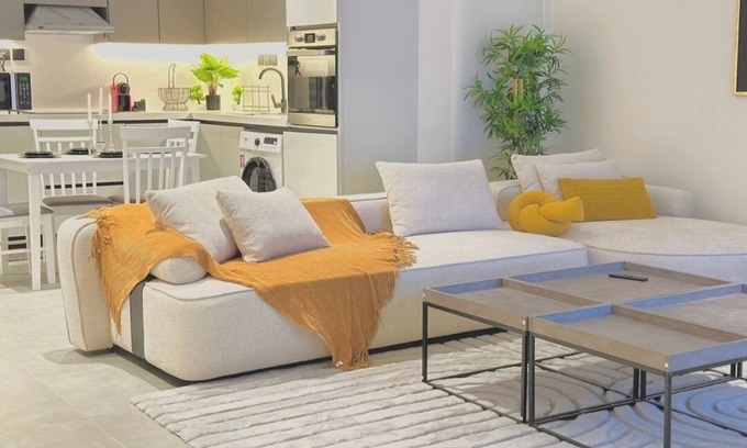 Riyadh Apartment | H103-Modern 2-bedroom Condo in Almalqa, Riyadh