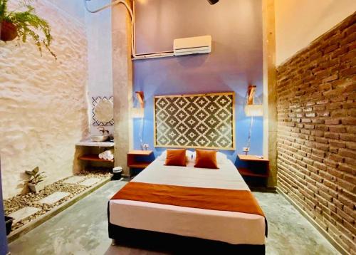 Barrio Centro House | habitacion garden blue