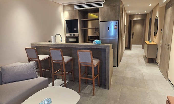 Marsa Matruh Ski Chalet | Hacienda Red north coast chalet 3 bedrooms free access for beach .garden viewn