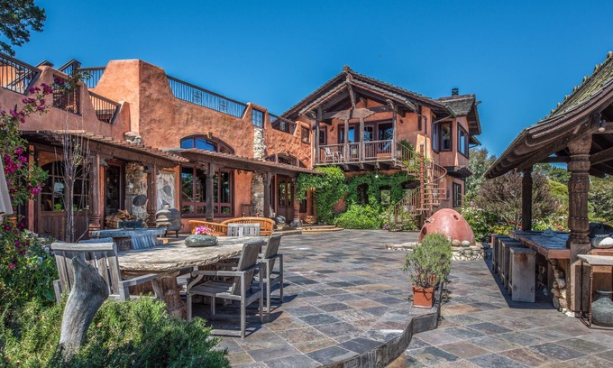 Jack's Peak House | Hacienda Aguajito: Gated Estate with Ocean Views on 23 Exotic Acres in Carmel Ca