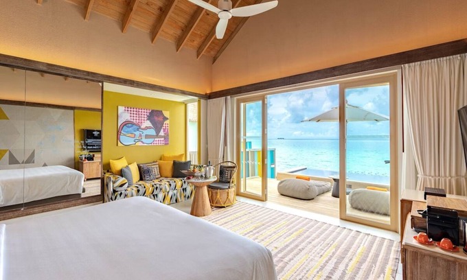 Farukolhufushi Island Hotel | Hard Rock Maldives, Diamond Overwater Pool Villa, Lagoon Access, Pool