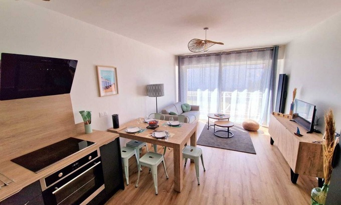 Hardelot-Plage Apartment | Hardelot-Plage - beach - sea view