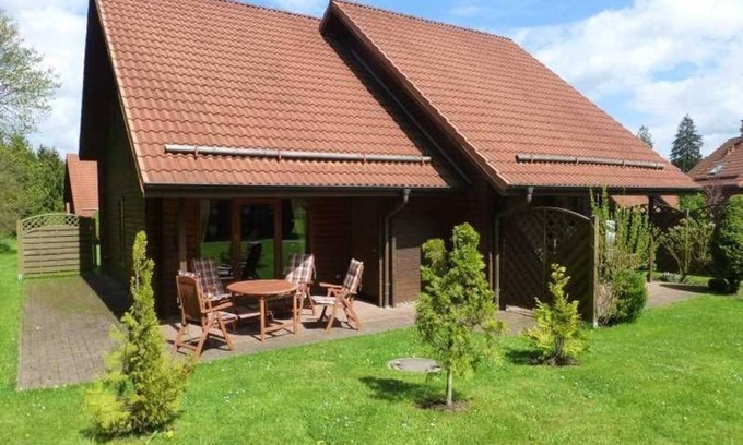Rotacker Apartment | HAS-38 Log cabin, 4-6 pers., 65sqm - Naturerlebnisdorf Blauvogel (3)