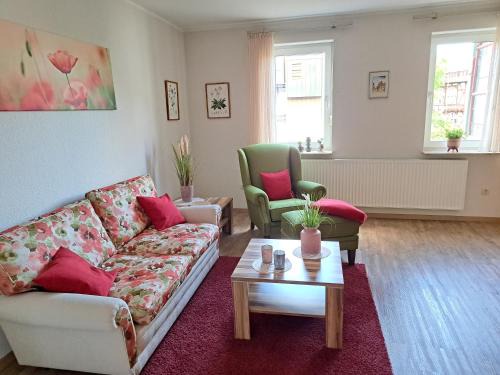 Bad Sooden-Allendorf Apartment | Haus Lieberum Ferienwohnung 1.Etage Balkon