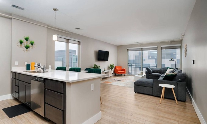 Market East District Apartment | Heart of Downtown Indy 2BR Gem