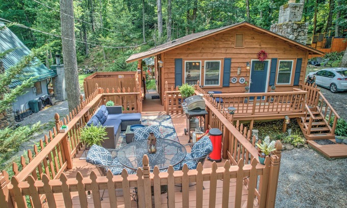 Maggie Valley Cabin | Heaven Sent, a little slice of heaven tucked away in Maggie Valley
