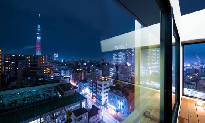 Kinshi Hotel | High floor Extra room Room with a view of the /Sumida-ku Tokyo