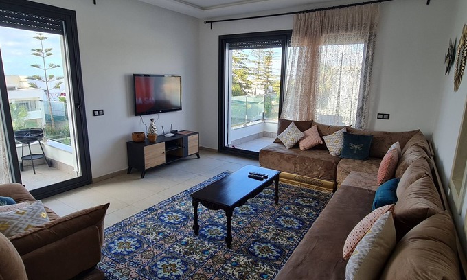 Skhirat Plage Apartment | High Standard Apartment With see View at Skhirat Beach 2