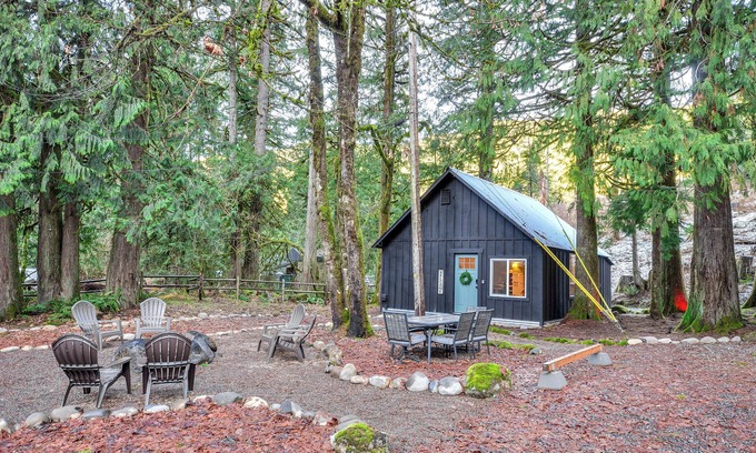 Rhododendron Cabin | Hike, Ski & Explore: Rhododendron Forest Retreat!