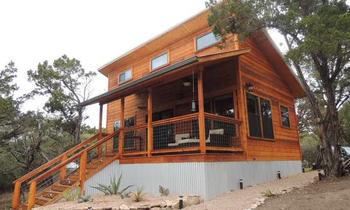 Dripping Springs Cabin | Hillcountry Creekside Cabin, private, near Hamilton Pool, Reimers Ranch