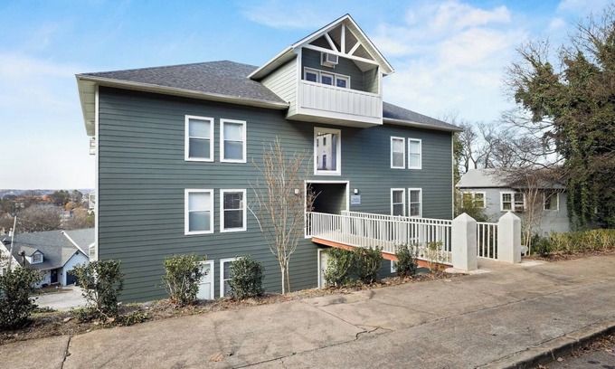 Five Points South Condo | Hilltop Getaway- Groups/6 units/King Beds/Parking