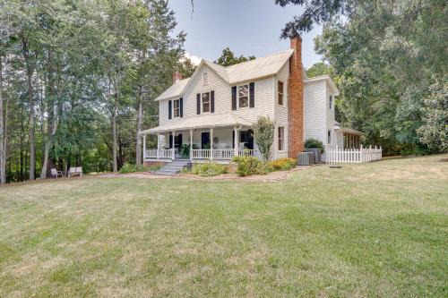 Bynum House | Historic and Charming Pittsboro Home with Fireplaces