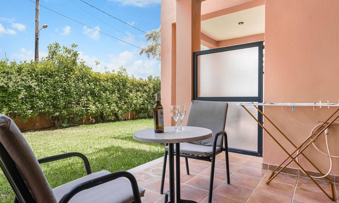 Agios Ioannis Apartment | Holiday Apartment "Ionian Breeze Studio 3" with Terraces & Wi-Fi