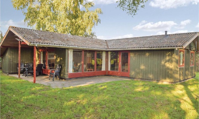 Norsminde House | Holiday Home Odder With A Fireplace 07
