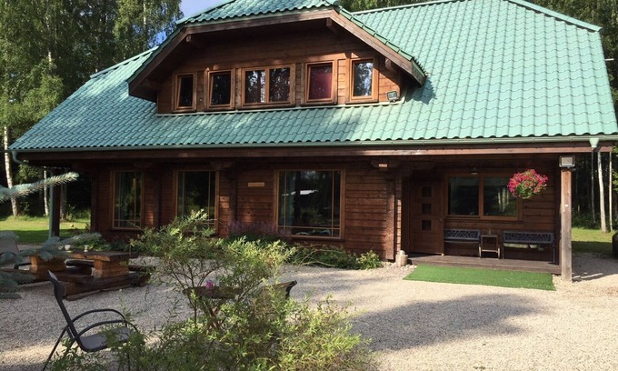 Lauci House | Holiday house with swimming pool and sauna on the Latvian Baltic coast!