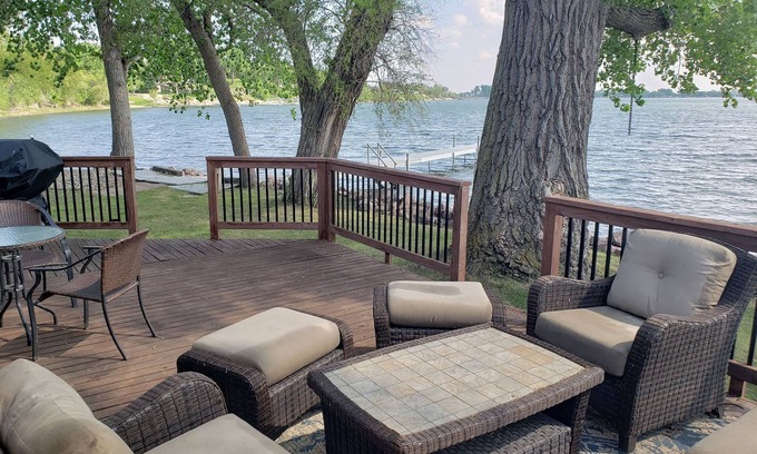 Wentworth House | Home on Lake Madison with a dock and next to a boat ramp for easy lake access!