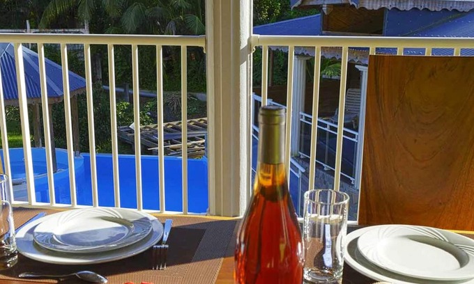Lamentin Apartment | Homerez - Appartement 10 km away from the beach with shared pool and jacuzzi