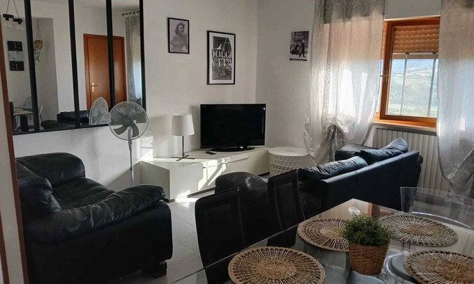Penne Apartment | Homerez - Beautiful Apartment with View in Penne 103 m²