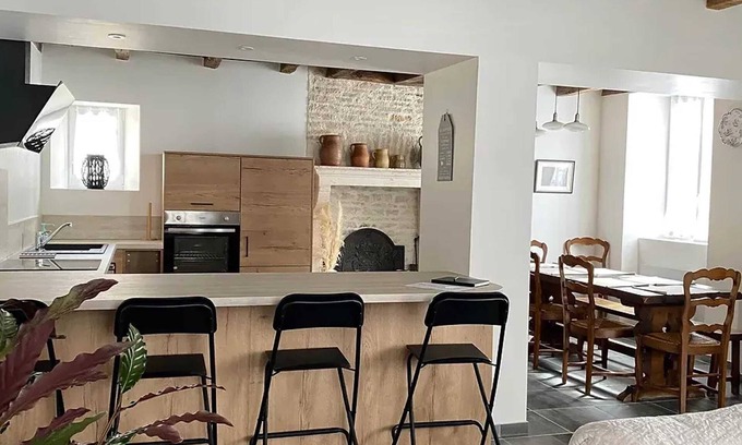 Les Riceys House | Homerez - Friendly House in Les Riceys with Private Courtyard