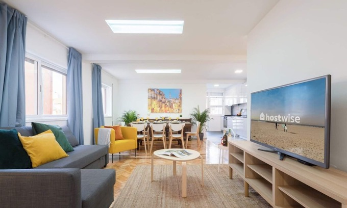 Espinho Apartment | Host Wise - Spacious Fresh Flat w/Terrace | Sea