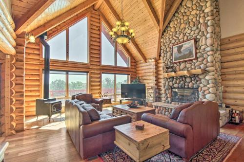 Show Low House | Hot Tub, Game Room and Theater Luxe Show Low Home