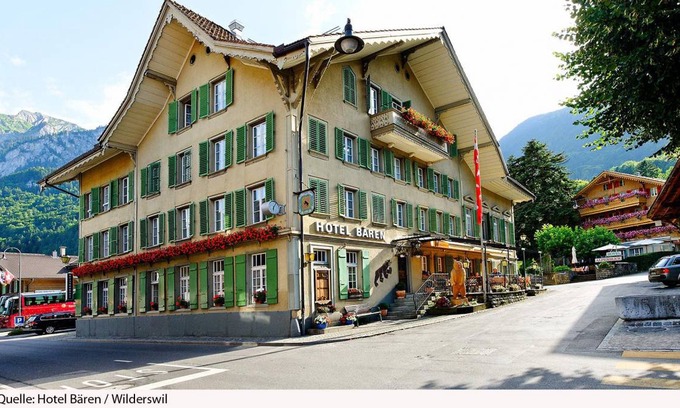 Wilderswil Hotel | Hotel Bären - INCL. LIFT PASS Double room/addl. bed, shower/wc (max. 2 adults 1 child), HB