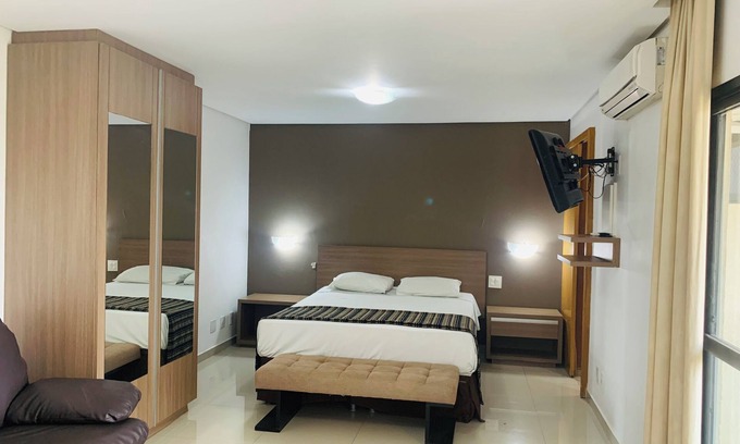 Goiania Apartment | Hotel in the best location in Goiânia. Near Restaurants Pharmacies Bakery
