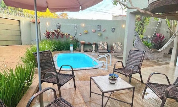 Portal das Aguas Quentes House | HOUSE Caldas Novas/Heated pool/max. 12 people
