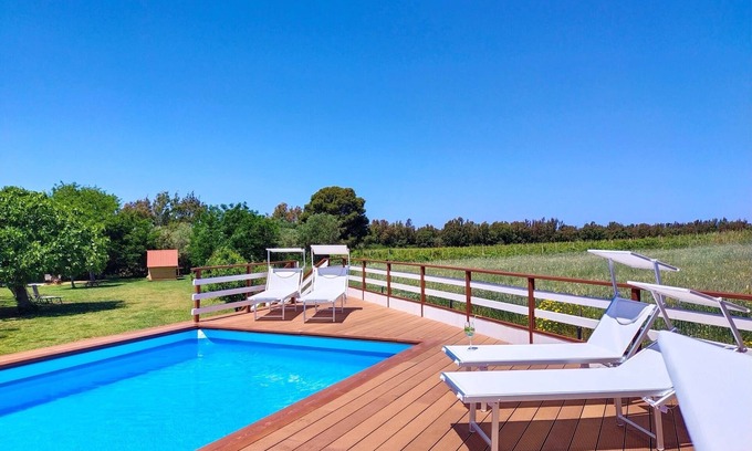 Alghero House | HOUSE NEAR THE SEA WITH SWIMMING POOL AND VAACA WHIRLPOOL