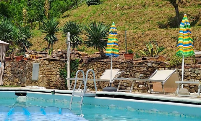 Fondagno House | House surrounded by greenery with swimming pool and whirlpool.