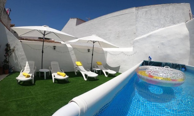 Benalmadena House | House with private pool and patio with solarium in the heart of the village