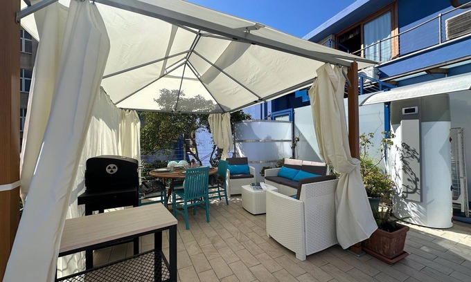 Province of Cagliari Apartment | House with terrace and equipped gazebo 10' drive to 'POETTO' beach