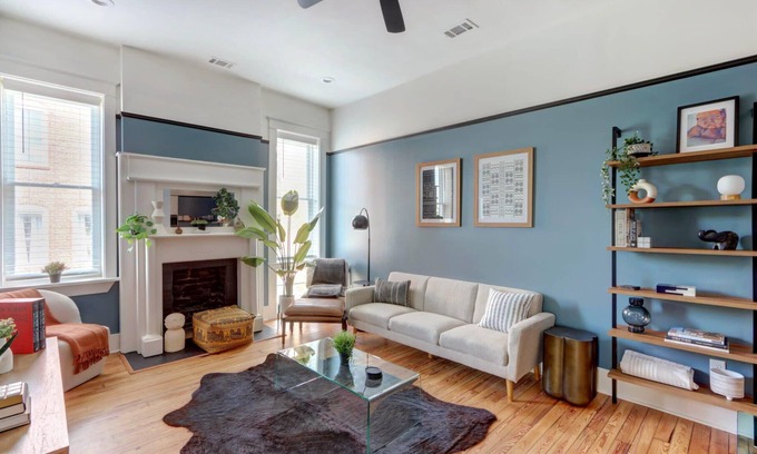 Old West Broad Neighborhood Apartment | Huntingdon Lofts - 4 Condos, High Style, Sleeps 12