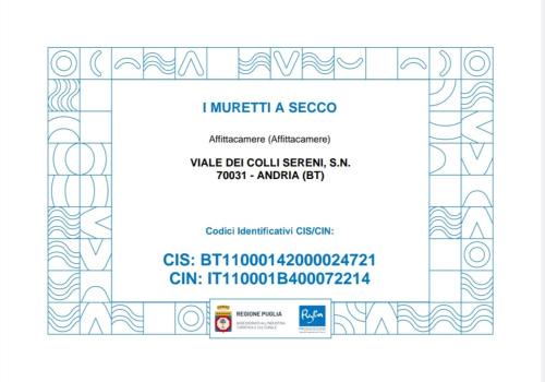 Andria Bed & Breakfast | I MURETTI A SECCO B&B