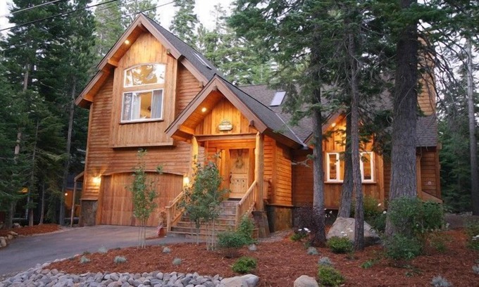 Tahoma House | Ideal West Shore house with hot tub, wooded back yard, and luxury amenities