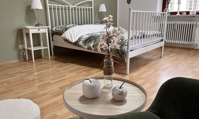 Walsdorf Apartment | Idylle im Grünen bei Bamberg mit Dachterrasse und Panoramablick