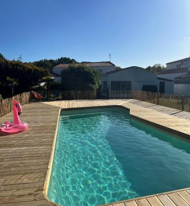 Dolus-d'Oleron House | Ile d oléron Vertbois, Villa Bois Piscine et mer