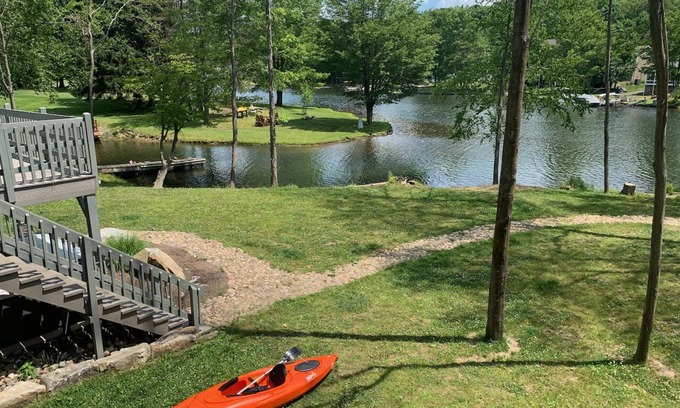 Treasure Lake House | Incredible Lakefront Property with Year Round Hot Tub; Bring the Whole Family
