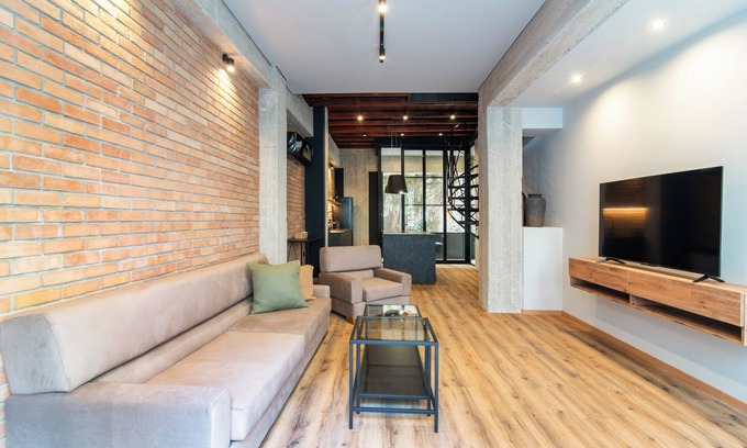 Piraeus Apartment | Industrial Chic Apartment in the heart of Piraeus . 5' from metro station.