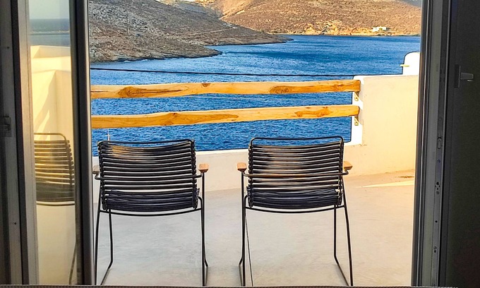 Panormos Apartment | Infinity Vista Suite/Sea view with private Terrace