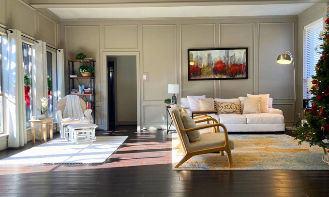 Southwest Carrollton House | Inviting 3 Bed, 3 Bath Home with Courtyard, Natural Light, and Luxury Amenities!